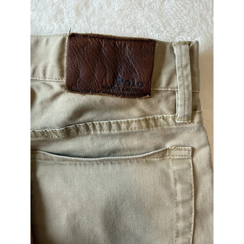 POLO RALPH LAUREN‎ The Prospect Straight Chino Khaki Pants Size 32/30 Cotton